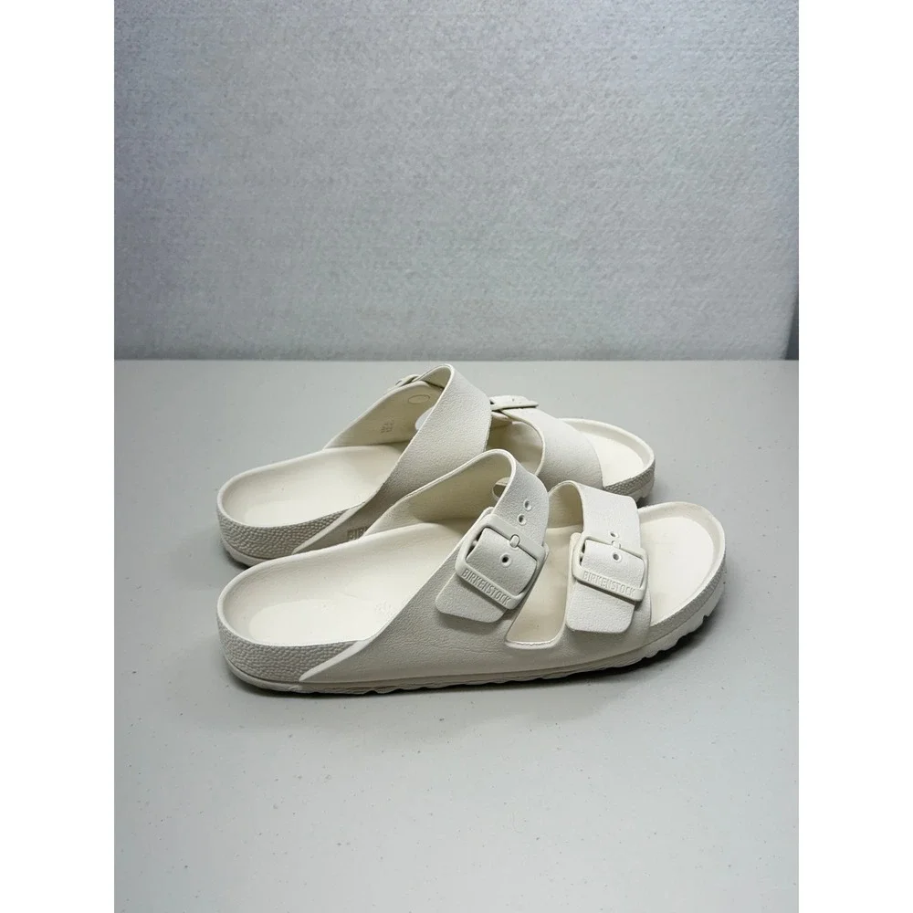 Birkenstock Arizona EVA Sandals Eggshell White Women 9 Men 7 EU 40